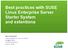 Best practices with SUSE Linux Enterprise Server Starter System and extentions Ihno Krumreich