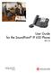 User Guide for the SoundPoint IP 650 Phone