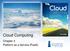 Cloud Computing. Chapter 3 Platform as a Service (PaaS)