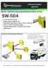 SW-504 Industrial Unmanaged Ethernet Switch 4 Ports