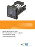 Integra, INT-2270, INT-2170 Power Quality Digital Metering System Communications Guide. The power to measure Quality with a TOUCH.