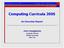 Computing Curricula 2005