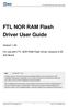 FTL NOR RAM Flash Driver User Guide