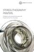 STEREOLITHOGRAPHY PRINTERS. Prototypes, tools and production parts with ProJet and ProX SLA 3D printers