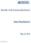 Mail.XML 12.0B Technical Specification. Data Distribution. May 16, DD-12.0B-R23 Edition 1 Chg 1