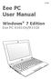 E6748. Eee PC User Manual. Windows 7 Edition. Eee PC X101CH/R11CX