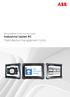 ABB MEASUREMENT & ANALYTICS DATA SHEET. Industrial tablet PC Field device management tools