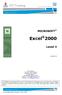 Excel 2000 MICROSOFT. Level 3. Version N2