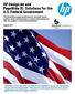HP DesignJet and PageWide XL Solutions for the U.S. Federal Government