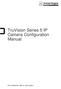 TruVision Series 5 IP Camera Configuration Manual