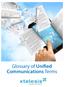 Glossary of Unified Communications Terms