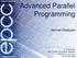 Advanced Parallel Programming