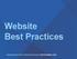 Website Best Practices