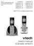 Go to  for the latest VTech product news. DECT 6.0 cordless telephone. User s manual (Canada version)