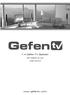 1:4 Gefen TV Splitter.  GTV-HDMI User Manual