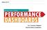 PERFORMANCE DASHBOARDS