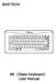B6 Glass Keyboard User Manual