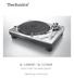 SL-1200GR / SL-1210GR. Direct Drive Turntable System. Operating Instructions