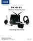 DX300 EU Wireless Headset System Operating Instructions