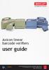 user guide Axicon linear barcode verifiers Partner Industry Axicon Auto ID Limited Linear verifier user guide November 2017 Page 1 of 28