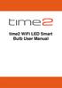 time2 WiFi LED Smart Bulb User Manual