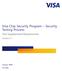 Visa Chip Security Program Security Testing Process