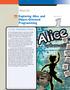 Exploring Alice and Object-Oriented Programming