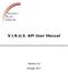 V.I.R.U.S. API User Manual. Version 3.0