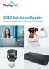 2018 Solutions Update. Enterprise Productivity and Wireless Virtual Reality