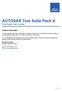 AUTOSAR Test Suite Pack First Steps User s Guide