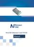 百年品质, 值得信赖 您的产品名称. MACH3 Ethernet Card NVEM. Manual