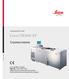 Leica CM3600 XP. Cryomacrotome. Instructions for Use