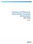 Directory and Resource Administrator Exchange Administrator User Guide. June 2017