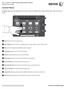 Control Panel. Xerox AltaLink B8045/B8055/B8065/B8075/B8090 Multifunction Printer