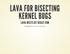 LAVA FOR BISECTING KERNEL BUGS LAVA MEETS GIT BISECT RUN