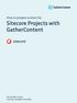Sitecore Projects with GatherContent