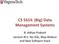 CS 5614: (Big) Data Management Systems. B. Aditya Prakash Lecture #11: No- SQL, Map- Reduce and New So8ware Stack