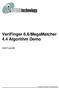 VeriFinger 6.6/MegaMatcher 4.4 Algorithm Demo