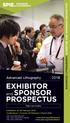 EXHIBITOR PROSPECTUS. and SPONSOR. Advanced Lithography 2018 ADVANCED LITHOGRAPHY EXHIBITOR AND SPONSOR PROSPECTUS. Sign up today