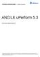 ANCILE uperform 5.3. Technical Specifications. TECHNICAL SPECIFICATIONS ANCILE uperform