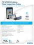 FIP-400B Wireless Fiber Inspection Probe FULLY AUTOMATED WiFi INSPECTION TOOL WITH EMBEDDED ANALYSIS