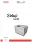Setup. Guide. Color Printer