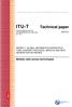 ITU-T. Technical paper. Multiple radio access technologies