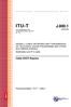 SERIES J: CABLE NETWORKS AND TRANSMISSION OF TELEVISION, SOUND PROGRAMME AND OTHER MULTIMEDIA SIGNALS Multimedia over IP in cable