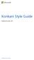 Konkani Style Guide. Published: December, Microsoft Konkani Style Guide