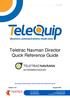 Teletrac Navman Director Quick Reference Guide