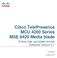 Cisco TelePresence MCU 4200 Series MSE 8420 Media blade