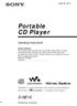 Portable CD Player D-NE10. Operating Instructions (1)