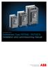 1SFC132081M2201 EN, Rev C. Softstarters Type PSTX30...PSTX370 Installation and commissioning manual