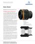 Data Sheet. Rodenstock Photo Optics. HR Digaron Macro 105 mm f/5.6. High-performance macro lens for scales from 1:4 to 4:1